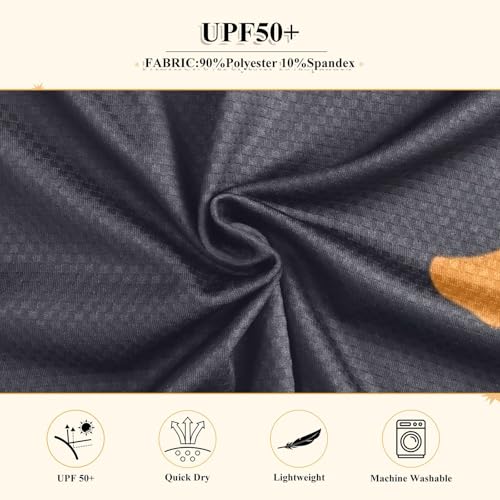 Duck Hearts on Black Boys Rash Guard Long Sleeve UPF 50+ Boys Swim Shirt Quick Dry Shirt for 3-12 Years4