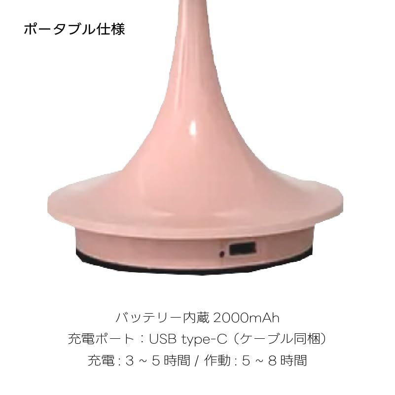リプロダクト ルイスポールセン Panthella Portable ローズ Amazon.co.jp : パンテラ ローズピンク リプロダクト バッテリー