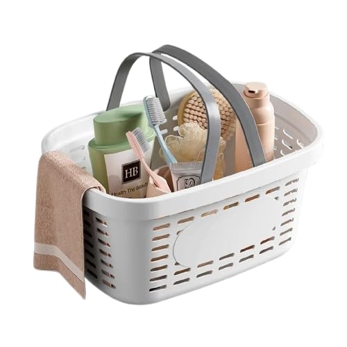 OTISTORES Plastic Storage Basket Small Pantry Organizer Basket Bins Rectangular Storage Tray Basket Container with Handle for Shelf Plastic Storage Basket for Fruits (Pack Of 1)-image-13
