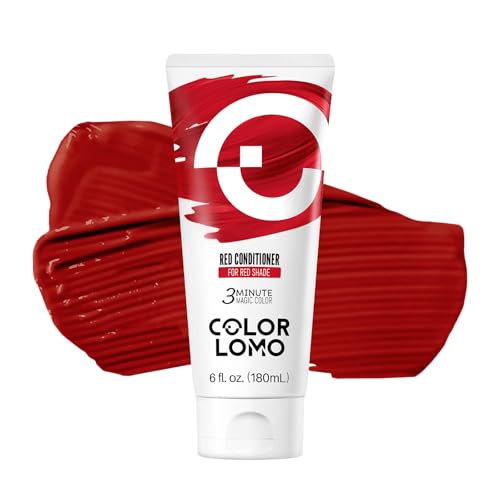 COLORLOMO Semi Permanent Hair Color Red Depositing Conditioner