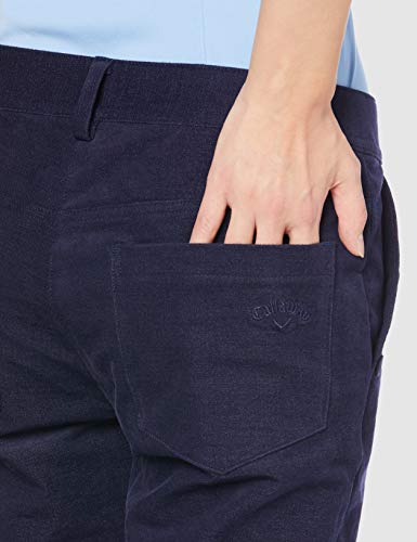 [キャロウェイ] レディース ロングパンツ 発熱 (コーデュロイ・8WAYストレッチ) / 241-0226805 / ゴルフ ウェア 120_ネイビー 日本 M (日本サイズM相当) 5枚目