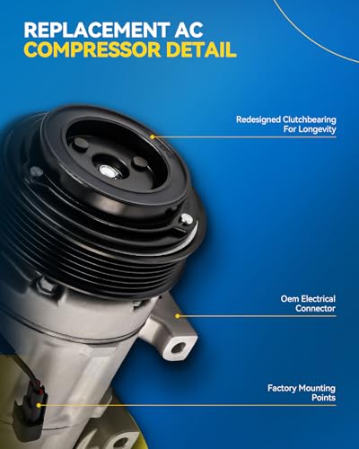 Image of PHILTOP 700745 NEW Air Conditioner AC Compressor with Clutch for Hyundai Santa Fe 2001-2006 2.7L