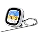 Fleischthermometer Digital Grillthermometer mit Touchscreen-Farb-LED-Display, Temperaturbereich bis 300 °C, für Grill, Raucher, Küche