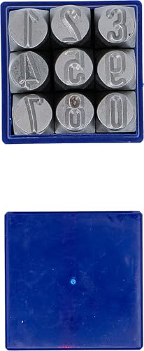 BGS 3040 Chiffres à frapper 12 mm pour marquage de numéros de série