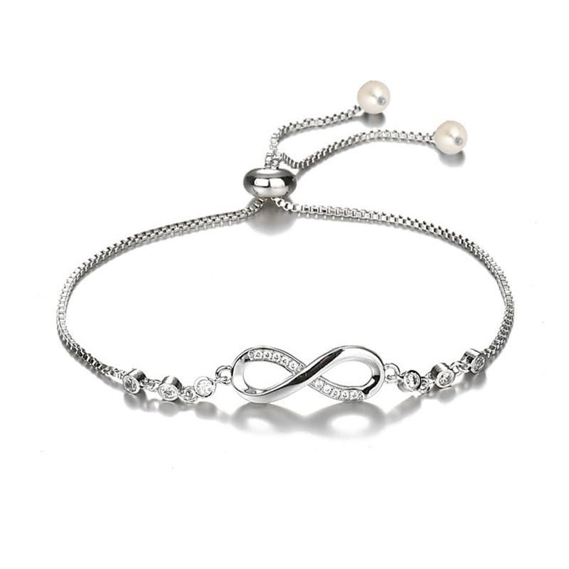 Mahi Lovely Gifting Jewelery Infinity Shape Adjustable Bracelet for Women & Girls (BR1101058R) (B0CW9DJRFQ) Amazon Price History, Amazon Price Tracker