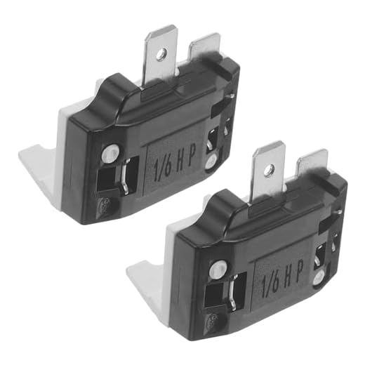 HYTROVE 2pcs Refrigerator Overload Protectors Safety Plug for Compressor Fridge Freezer