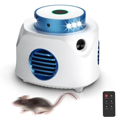 MEKEET 360° Ultraschall Maus und Ratten, Mäuseabwehr Effektiv Mäuse...