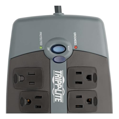 Protector eléctrico Tripp Lite TLP1008TEL 10 tomas 8 pies miniatura 5