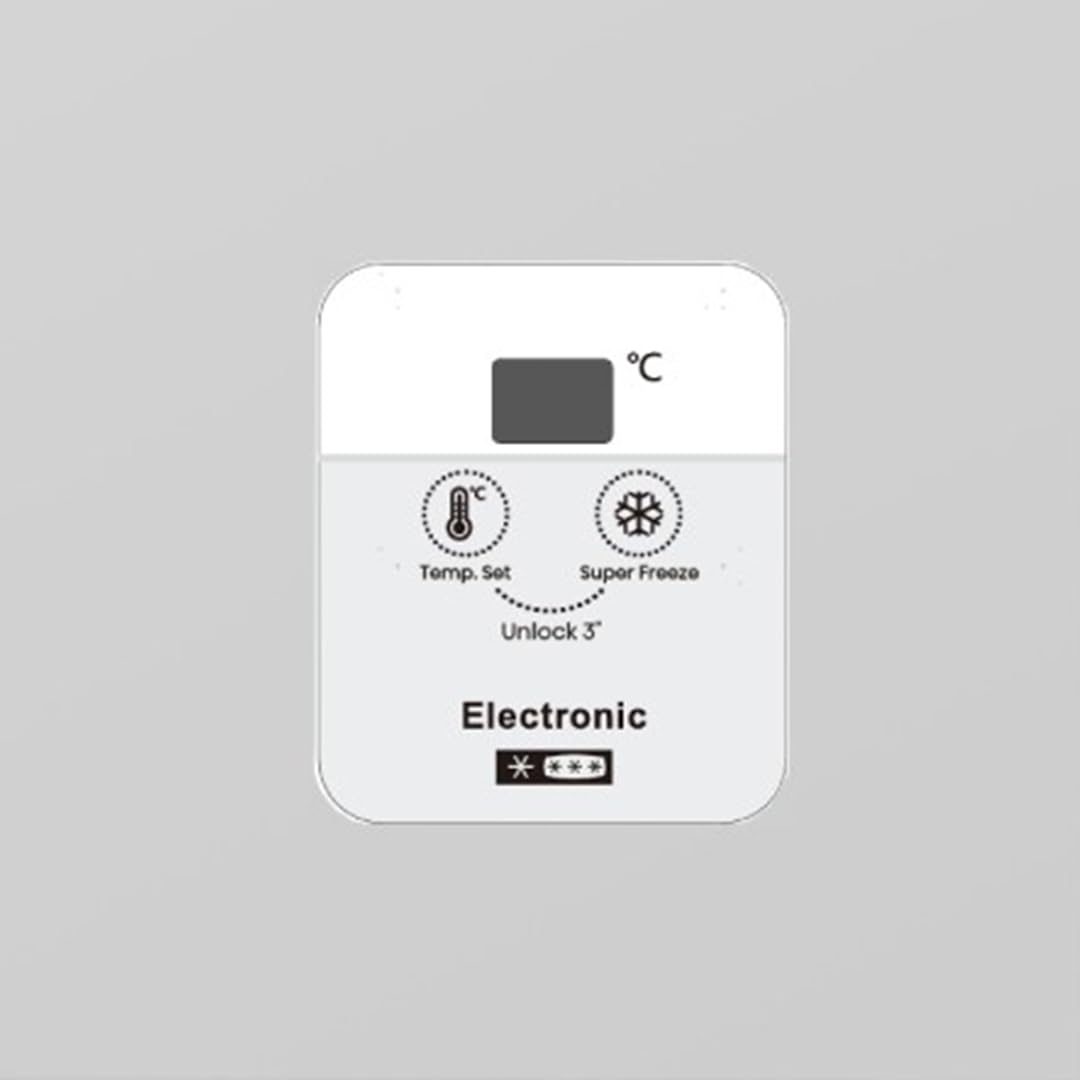 Svan Congelador Horizontal Blanco SCH5002EDC. Capacidad 500 Litros, Dual Cooling, 4 Star, Puerta Única Dirección, Modo Super Congelación, Tecnología Cíclica, Motor Inverter, Puerta Abatible, 1 Cesta,