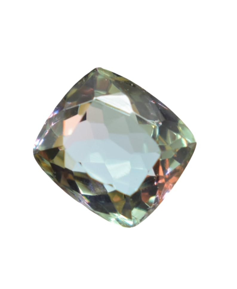 Alexandrite naturelle 14x12x8mm gemme coussin facettes création bijoux