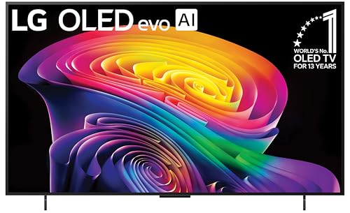 LG 42-Inch Class OLED evo AI 4K C6 Series Smart TV w/Dolby Atmos, Dolby Vision, HDR10, AI Super Upscaling 4K, Filmmaker Mode, Wow Orchestra, Compatible with Alexa (OLED42C6PUA, 2026)