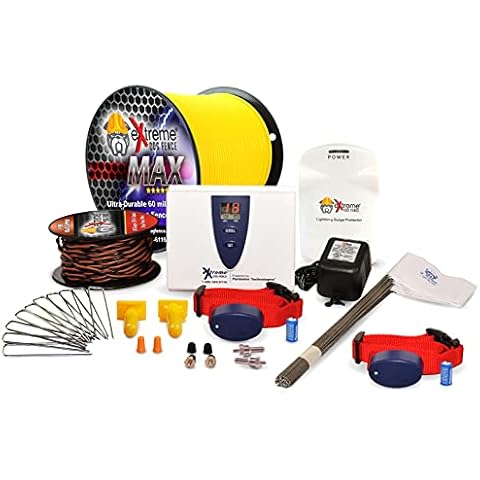 Extreme Dog Fence Max Grade Electric Dog Fence - 2 Dog Kit - 500 Feet of 14 Heavy Duty -Plus Maximum Duty Wire for Ultimate Performance and Reliability Cover