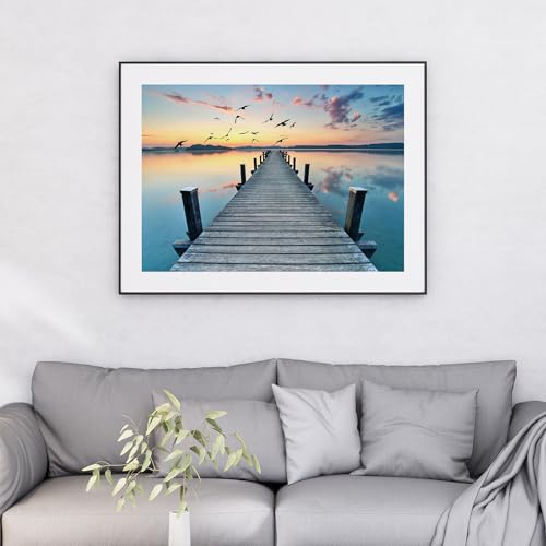 Lumalea - Affiche/Poster Ponton - Photo pleine page - 30x40 cm