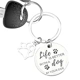 Llavero para mamá de perro, el mejor regalo para mamá de perro, bonito llavero para su cumpleaños, día de la madre, llavero para mujer, b, Siehe Beschreibung