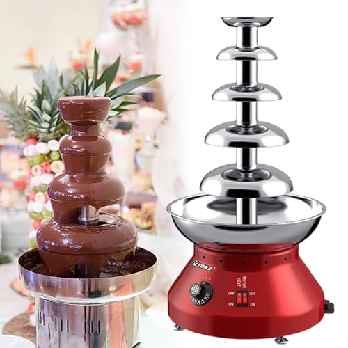 Máquina eléctrica de fondue para chocolate, queso, perfecta para bodas, fiestas, 4 niveles