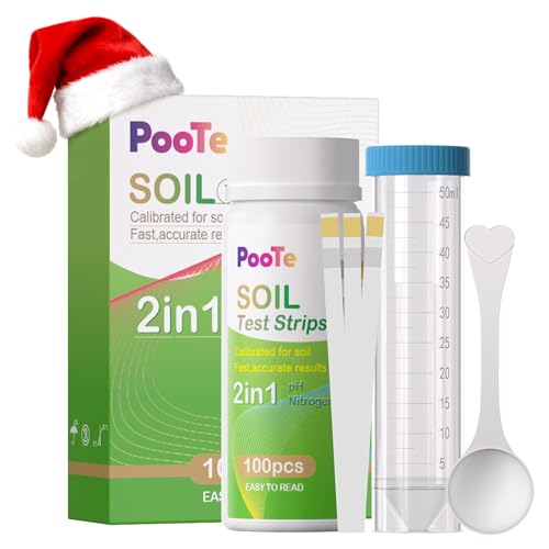 PooTe Soil pH Test Kits - 2 in 1 Soil