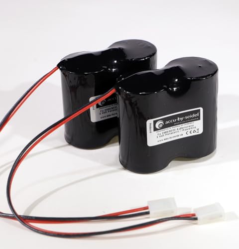 Ersatzbatterie gebräuchlich für ABUS Security-Center 2WAY-Funk-Außensirene FU2986 für Secvest FU8220 FU8222 FUSG50000 Funkaußensirene