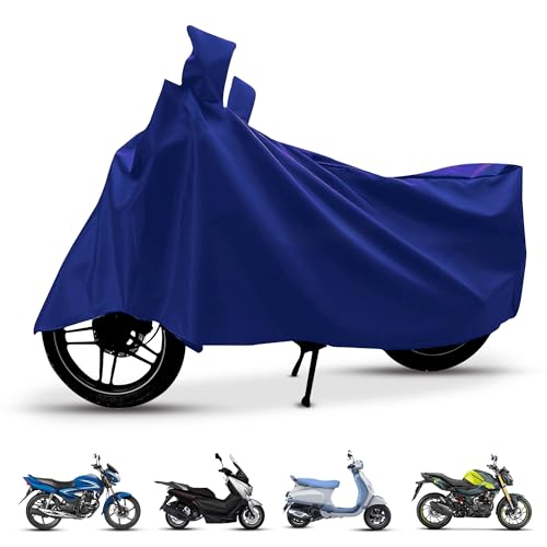 Image of Robustt Bike Cover for Dust with UV Protection, Universal Fit (125cc to 150cc), Water Resistant & All Weather Protection with Two Wheeler Cover | Keeps Bike Cool | Perfect Bike Body Cover