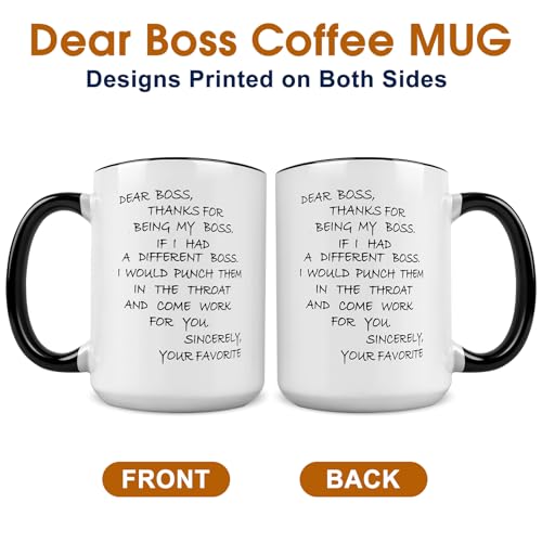 YKSINX Dear Boss Punch Throat Mug