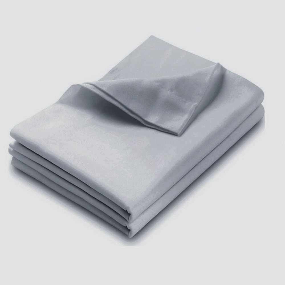 Lightweight Super Soft 1 Pc Flat Sheet Microfiber Well Designed Bedding Flat Sheet - Comfortable, Breathable, Soft & Extremely Durable Top Sheet (Grey