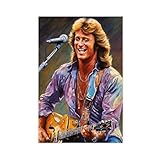 JJDAKUN British Singer Andy_Gibb (2) Canvas Poster Wall Art Decor Print Picture Paintings for Living Room Bedroom Decoration 12x18inch(30x45cm)