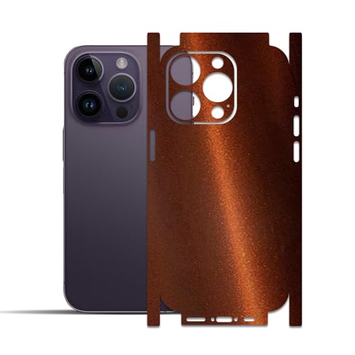Revêtement carbone iPhone 14 Pro finition bronze premium - 2