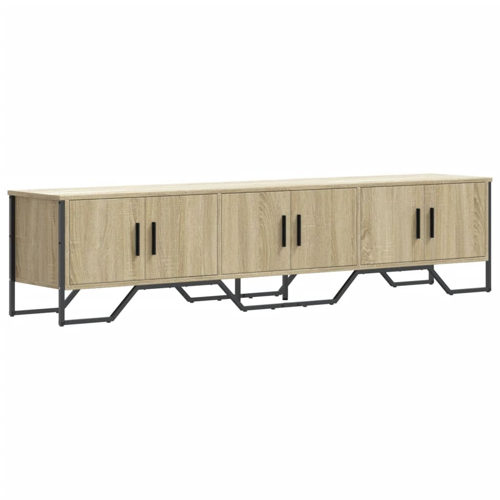 Mobile TV in rovere Sonoma, 180 x 34 x 41 cm, in legno