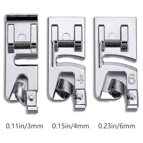 Kit de 6 pies para dobladillo para máquina de coser miniatura 2