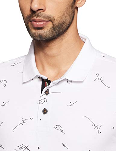 Image of Spykar Men's Printed Slim Fit T-Shirt