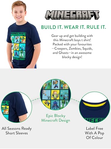 Minecraft Boys T-Shirt4