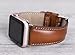 Genuine Leather Burnished Tan Band for Apple Watch Series 1-11 & SE 1-3 & Ultra 1-3