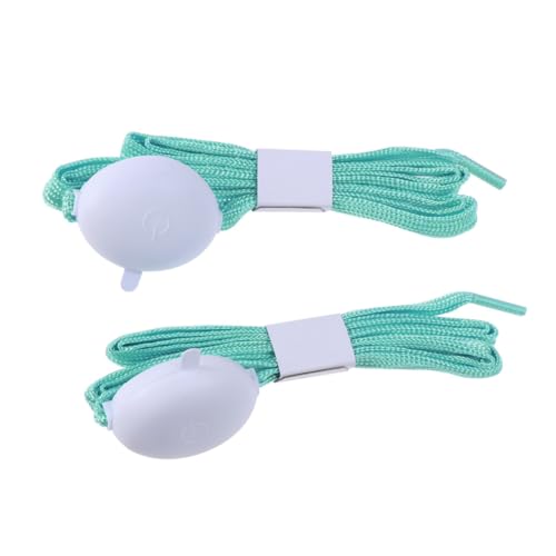YARNOW Cordones de Zapatos LED Azules 4 Modos de Parpadeo, 10 Luces Integradas, Ideales para Escalar y Actividades Nocturnas, Visibles la Oscuridad