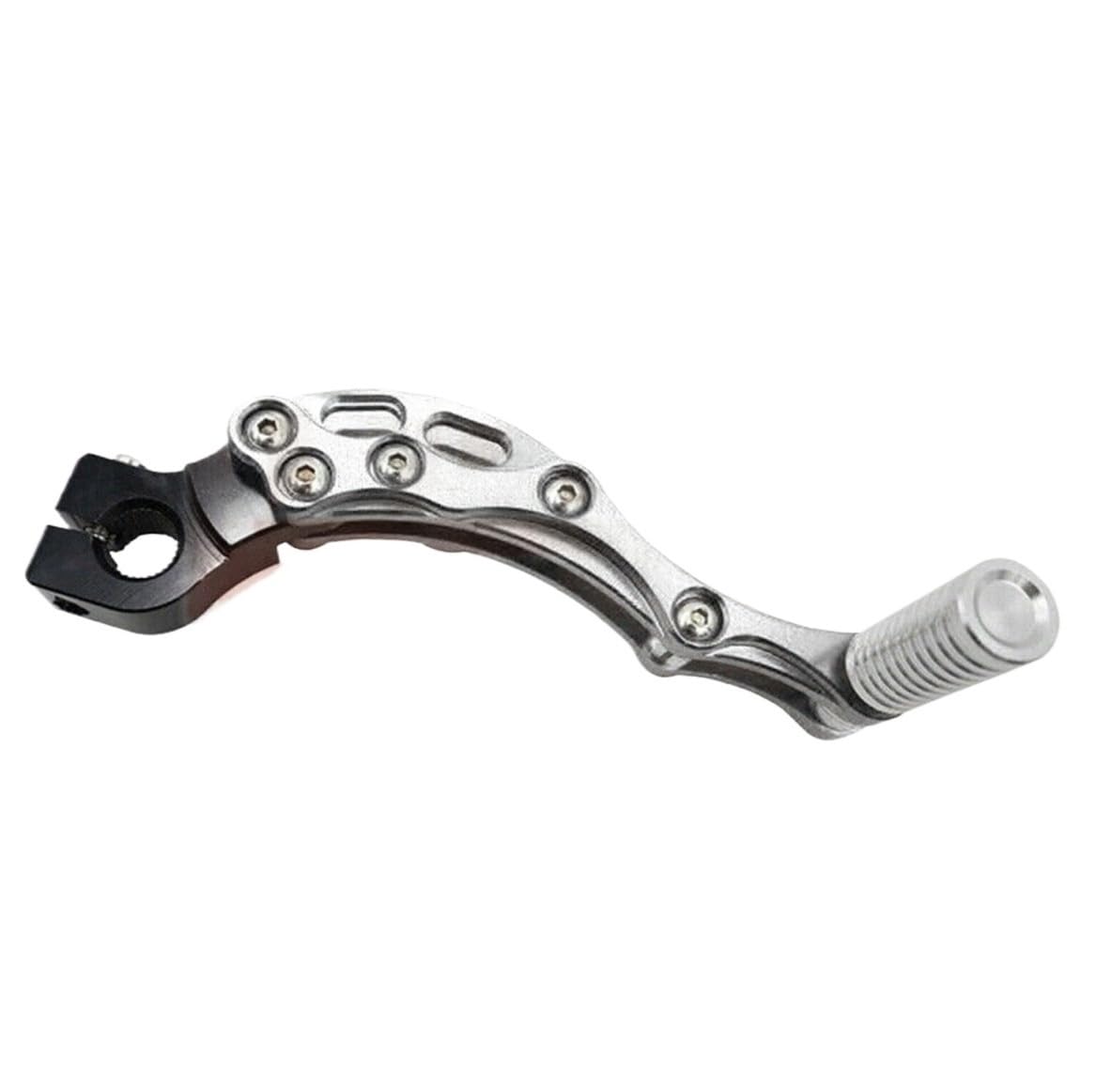 Gconla Silver Motorcycle Gear Shifter Lever Motorcycle Accessories Kick Start Starter Lever For Gy6 49Cc 50Cc 100Cc 125Cc 139Qmb For Jog50/90/100 Tact Dio50 Rsz Zy10