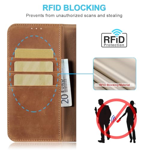 LENSUN Genuine Leather Case for iPhone 16 Pro Max - Image 3