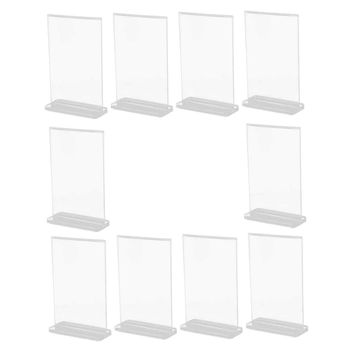 HONMEET Acrylic Display Stand Table Menu Holder Sign Holder for Retail Stores Easy Clean and Elegant Style