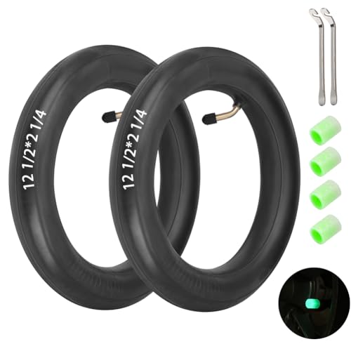 YEHOLDING 12 Zoll Kinderwagen Schlauch Set Schwarz