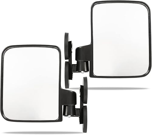 G-PLUS Espejo lateral magnético para tractor, 2 piezas, izquierda y derecha, 114 libras, con imán nominal de goma, para tractores compactos,