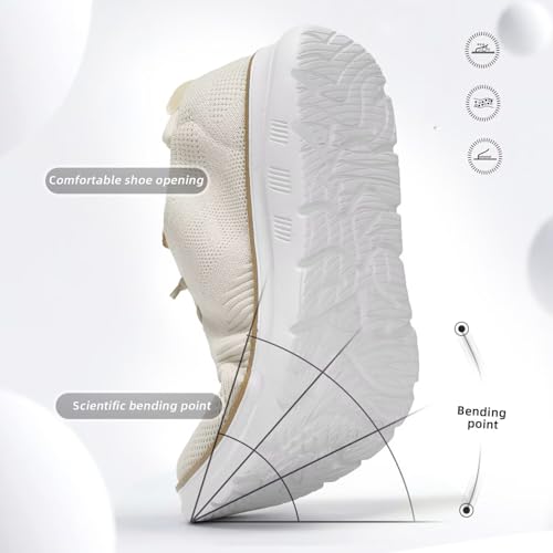 Image of Mens Oxfords Casual Fashion Slip on Shoes Dress Business Sneakers Mesh Work Comfortable Lightweight Soft Sole