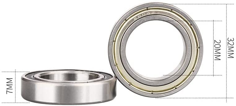 Cuscinetti Per Motori E Utensili Cuscinetti A Sfera 6000ZZ, Scanalatura Profonda, Confezione Da 1 Pezzo | Per Applicazioni Meccaniche Strumentazione Z750 - Foto 7