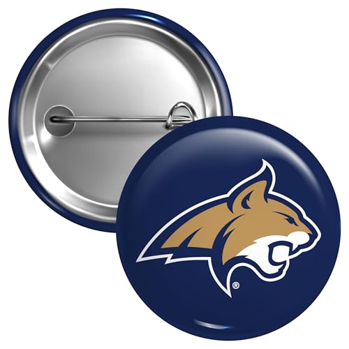 Montana State Bobcats Large 3-Inch Button Pin Officially Licensed Collegiate Product