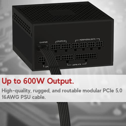 Cables de Extensión 12VHPWR PCIE 5.0 LINKUP AVA para GPU RTX4000 5