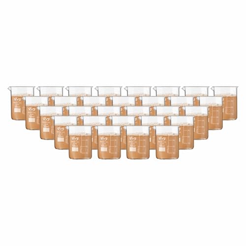 Image of VVS Borosilicate Glass Beaker 50ml pack of 30 of For School College, Lab Laboratry and professional use
