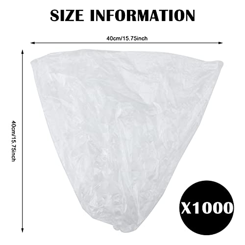 Image of Zubebe 1000 Pcs Sanitary Napkin Disposal Bags, 10 Rolls Liners | Sanitary Napkin Disposal Bags, Feminine Hygiene Disposal Bags, Women Personal Supply, for Tampon Bathroom, 15.75 x 15.75 Inch