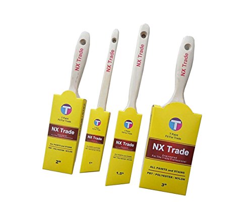 Juego con 4 brochas para pintura Cover