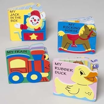 Office Product FOAM BOOKS TOY PALS 4 ASSTD #B5214 Book