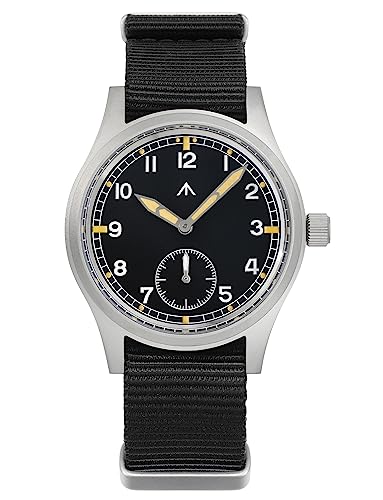 Image of TACTICAL FROG Militado D12 Military Mens Watch VD78 Quartz Sapphire Crystal C3 Super Luminous 36mm Dial Military-Style Dress Watches, 100M Waterproof
