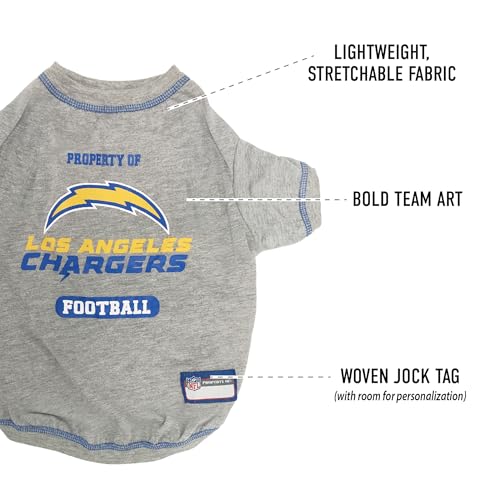 Image of Pets First San Diego Chargers T-Shirt, X-Small