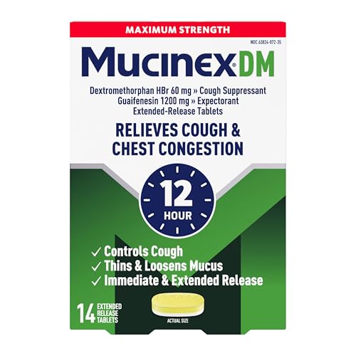 Mucinex DM 12Hr Maximum Strength Tablets