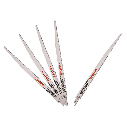 5 lames de scie sabre bimétal 300mm 5/8 TPI pour coupe droite et nette