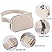 TOBVZOO Belt Bag Fanny Pack Crossbody Bags for Women Men, Everywhere, Water Resistant Waist Packs, Beige